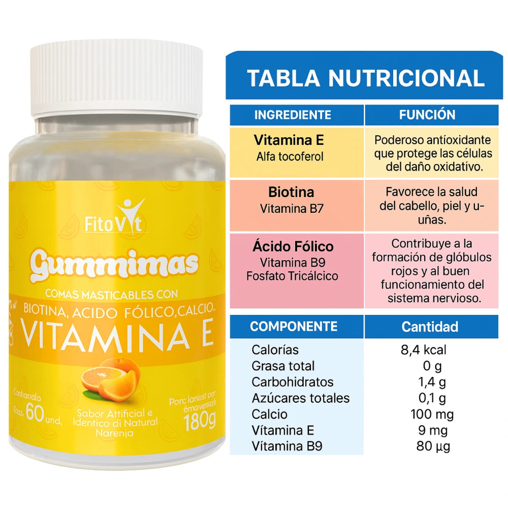 VITAMINA E GOMAS X60 UND