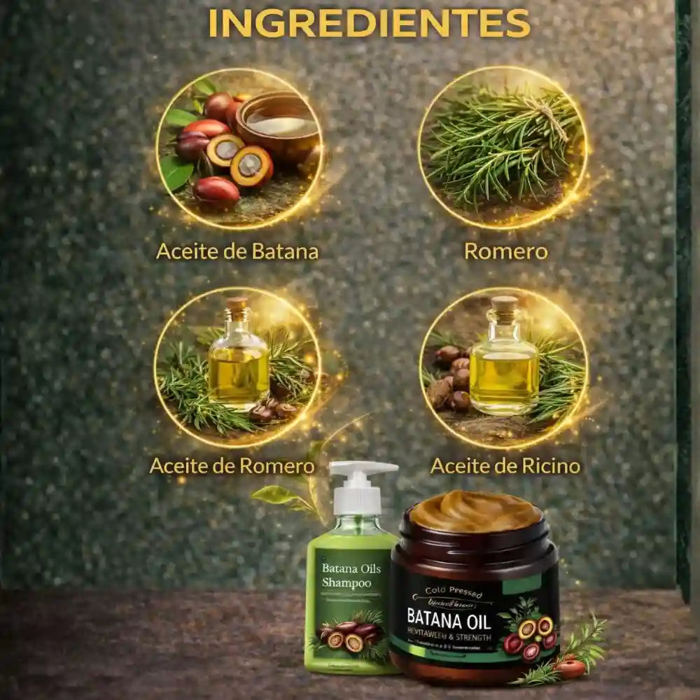 KIT Shampoo y Mascarilla de Aceite de Batana Crudo