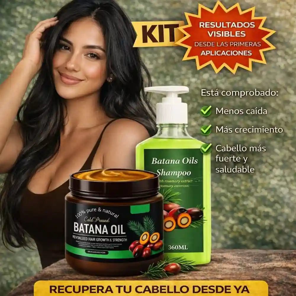 KIT Shampoo y Mascarilla de Aceite de Batana Crudo