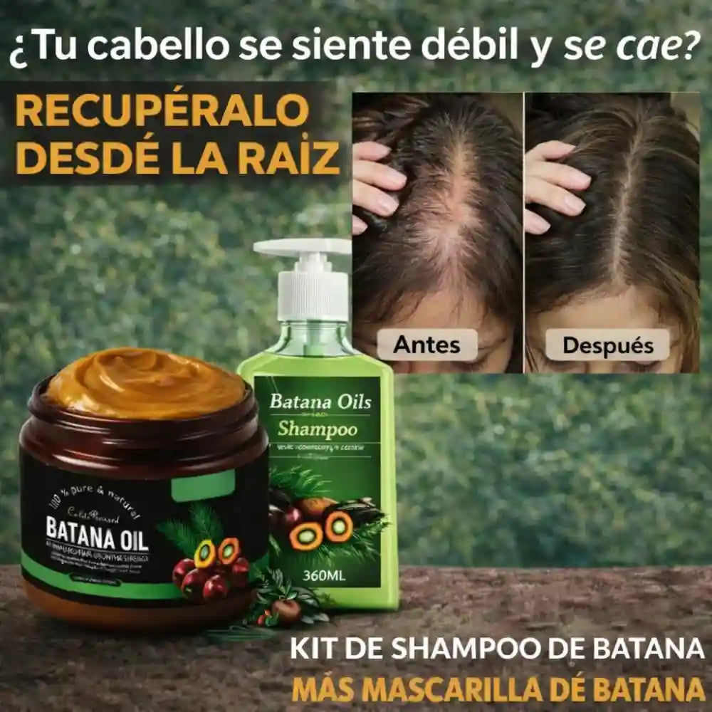 KIT Shampoo y Mascarilla de Aceite de Batana Crudo