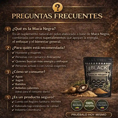 AO BLACK (MACA NEGRA)